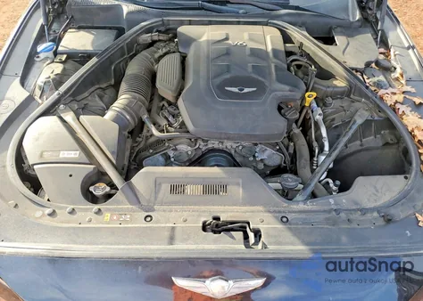 2019 Genesis G80 Base z USA, uszkodzony, nr VIN KMTFN4JE1KU325640